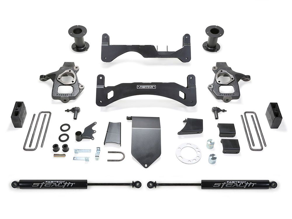 Fabtech K1083 / K1084 Chevy Silverado 1500 Basic GEN II Lift Kit JackIt