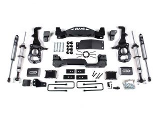 6" 2021-2023 Ford F150 4wd Fox Snap Ring Coilover Lift Kit by BDS Suspension