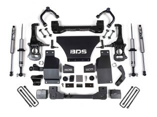 6" 2019-2022 Chevy Silverado 1500 4wd (w/gas engine) Fox Snap-Ring Coilover Lift Kit by BDS Suspension