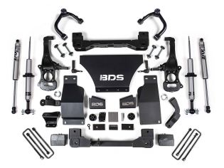 4" 2019-2023 GMC Sierra 1500 4wd (w/diesel engine) Fox Snap-Ring Coilover Lift Kit by BDS Suspension