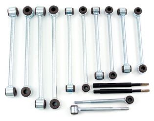 Silverado 2500HD 2011-2019 Chevy/GMC w/ 5-7" Lift 4WD - Front Sway Bar End Links by BDS Suspension