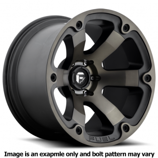 Beast Series D564 Matte Black/Machined Wheel D56420909450 by Fuel