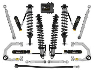 3-4" 2021-2022 Ford Bronco 4wd (non-Sasquatch models) Coilover Lift Kit by ICON Vehicle Dynamics - Stage 8 (with billet aluminum upper control arms)