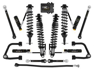 3-4" 2021-2022 Ford Bronco 4wd (non-Sasquatch models) Coilover Lift Kit by ICON Vehicle Dynamics - Stage 8 (with tubular steel upper control arms)