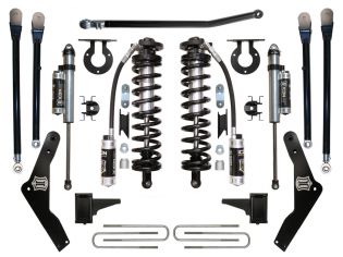 4-5.5" 2011-2016 Ford F250/F350 4wd Coilover Conversion Lift Kit by ICON Vehicle Dynamics - Stage 4 (with 4-Link Conversion Kit)