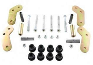 Wrangler YJ 1987-1995 Jeep - 4.75" center to center Boomerang Shackle Kit by M.O.R.E.