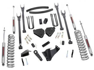 6" 2005-2007 Ford F250/F350 Gas (w/o overloads) 4WD 4-Link Lift Kit by Rough Country