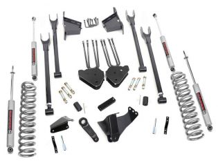 8" 2005-2007 Ford F250/F350 Diesel 4WD 4-Link Lift Kit by Rough Country