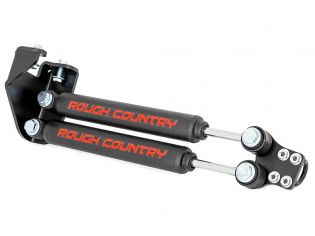 Wrangler YJ 1987-1995 Jeep 4WD (w/4"-6.5" lift) - Dual Steering Stabilizer Kit by Rough Country
