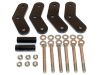 BDS 124119 Jeep CJ5 CJ7 1 inch Shackles