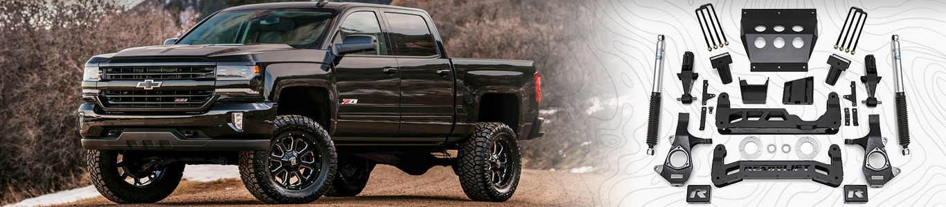 Chevy Silverado 1500 2014 through 2018 Lift Kits Header